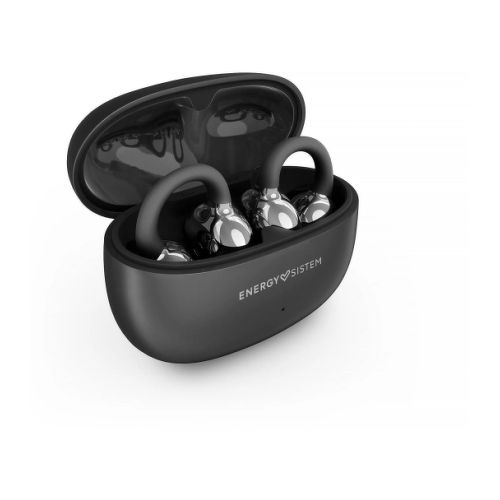 Fones de ouvido Energy Sistem ChicPods True Wireless - Bluetooth 5.4 - Bateria com duração de 23 horas - Tecnologia Open Sound - Microfone com redução de ruído - Assistente de voz integrado - Design curvo - Preto - Energy Sistem 459643