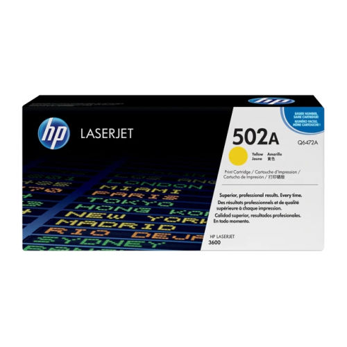 HP Toner LaserJet Original 502A Amarelo - Q6472A