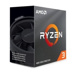Ryzen 3 4100 3.8/4.0Ghz, 4 core, 6MB, AM4 65W - obriga a ter gráfica discreta - AMD 100-100000510BOX