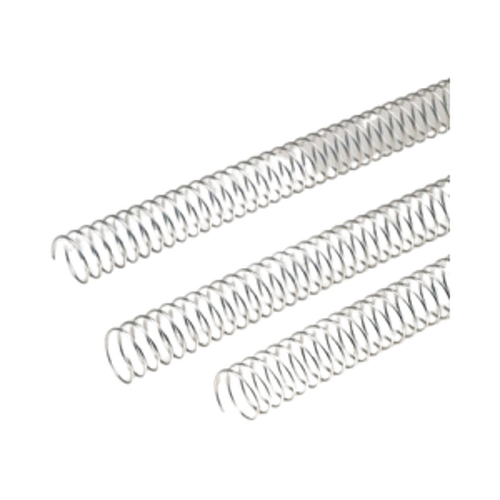 Argolas Espiral Metálicas Passo 5:1 22mm Prata 100un - Neutral 1713532