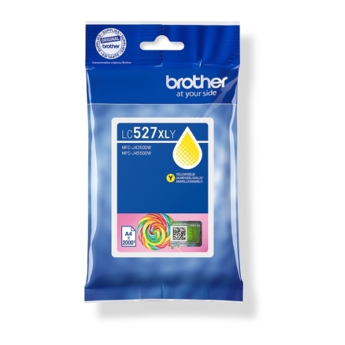 Tinteiro amarelo original Brother LC527XLY - LC527XLY - Brother LC527XLY