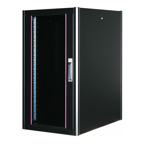 EQUIP BASIC FLEX 19´ 22U 600X800MM RAL9005 BLACK - Equip EBF-22-6080-B-BAAA