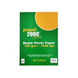 Papel 150g InkJet 2000 A4 Foto Matte - 50 Folhas - Neutral 181Z17973