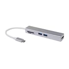 Hub USB-C Equip com 2x USB 3.0, 1x HDMI, leitor SD e MicroSD - Velocidade até 5Gbps - Caixa em alumínio - Equip 133480