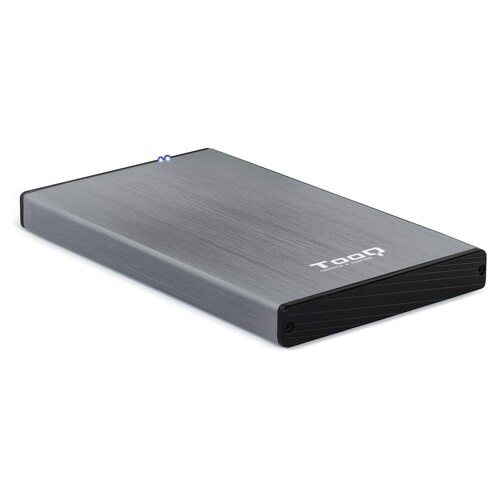 Estojo externo Tooq para HDD/SDDDD 2,5" até 9,5 mm SATA USB 3.0 - Cinzento - Tooq TQE-2527G