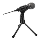 Equip Mini Microfone de Secretária com Tripé - Botão Liga/Desliga - Conector 3.5mm - Cabo 1.80m - Equip 245341