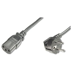 Ewent EW-190100-020-N-P cabo de energia Preto 1,8 m Acoplador C13 - Ewent EW-190100-020-N-P