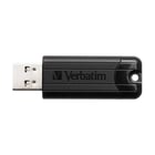 PEN VERBATIM 256GB PINSTRIPE BLACK USB 3.0 - Verbatim 49320