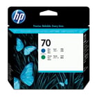 HP 70 Cabeça de impressão original azul/verde - C9408A - HP C9408A