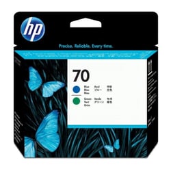 HP 70 Cabeça de impressão original azul/verde - C9408A - HP C9408A