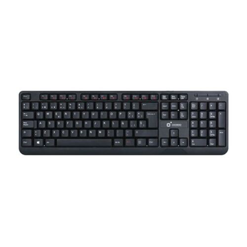 Teclado Multimédia Cromad T50 USB - Teclas FN + Multimédia - Design fino e toque suave - Cromad CR0676