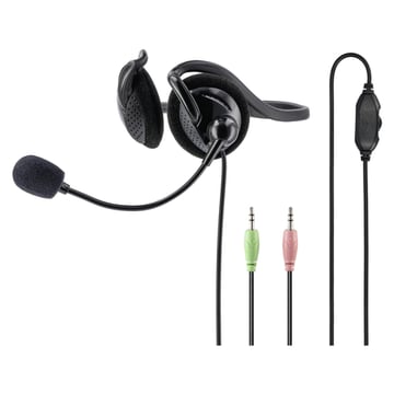 Headset HAMA NHS-P100 PC Office with Neckband, Stereo, preto - Hama 00139920
