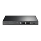 TP-Link Switch Gigabit de 18 portas para montagem em rack com 16 portas PoE+ - TP-Link TL-SG1218MP