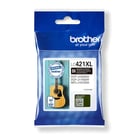 Tinteiro Preto XL. Duração estimada: até 500 páginas (segundo ISO/IEC 24711) - Brother LC421XLBK