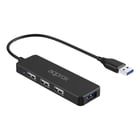Approx Hub USB 3.0 com 3 portas USB 2.0 e 1 porta USB 3.0 - Velocidade até 5 Gbps - Cabo de 15 cm - Approx APPC47