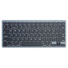 Teclado Bluetooth Universal iOS/Android/Win, ultra slim, cinza e preto - Ewent EW3120
