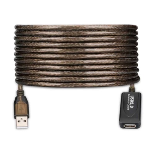 EWENT CABO EXTENSÃO USB 2.0 M/F AMPLIFICADA 5MT - Ewent EW1013