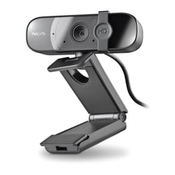 NGS XpressCam Webcam Full HD 1080p USB 2.0 - Microfone incorporado - Filtro de privacidade - Campo de visão de 75º - Cabo de 1,50 m - Cor preta - NGS 304297