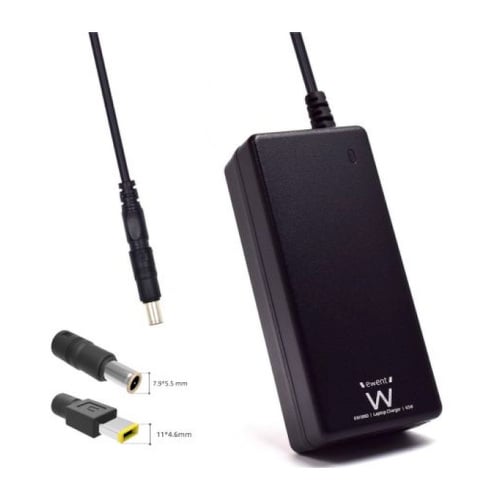 EWENT CARREGADOR PORTATIL 65W LENOVO 2 PONTAS - Ewent EW3897