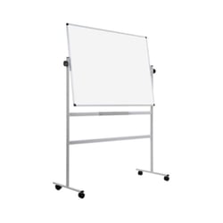 Quadro Branco 150x120cm Dupla Face Aço Lacado Magnético Rotativo com suporte QR0403 - Bi-Office 340QR0403