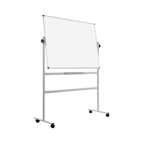 Quadro Branco 150x120cm Dupla Face Aço Lacado Magnético Rotativo com suporte QR0403 - Bi-Office 340QR0403