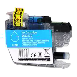 Brother LC3217 Cyan Cartucho Genérico de Tinta - Substitui LC3217C - BI-LC3217CY