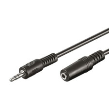 Ewent EC1653 cabo de áudio 10 m 3.5mm Preto - Ewent EW-220200-100-N-P