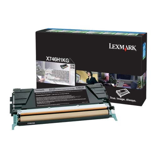 LEXMARK TONER PRETO CORPORATE EXTRA HIGH 12K - Lexmark X746H3KG