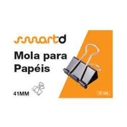 Molas para Papeis 41mm SmartD Cx 12un - SmartD SMD2033