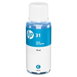 Frasco de tinta original HP 31 ciano - 1VU26AE - HP 1VU26AE