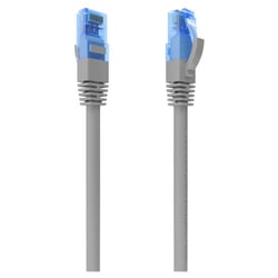 Cabo de Rede Aisens RJ45 Cat.6 UTP AWG26 CCA Patch Cord - 0,5m - Cinzento - Aisens 261062