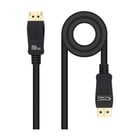 Cabo Nanocabo DisplayPort 1.4 Macho para DisplayPort 1.4 Macho 1m - Certificado VESA - Cor Preto - Nanocable 10.15.2501