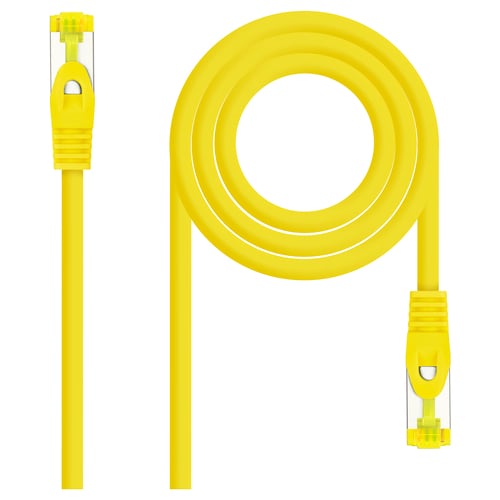 Cabo de rede nanocabo RJ45 LSZH Cat.6a SFTP AWG26 1m - Amarelo - Nanocable 10.20.1901-Y