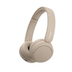 Auriculares Sony WH-CH520 Bluetooth 5.2 com microfone incorporado - Banda para a cabeça ajustável - Conectividade multiponto - Auscultadores rotativos - Bateria com autonomia até 50h - Bege - Sony 300237