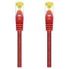 Cabo de rede Aisens Patch Cord RJ45 LSZH Cat.7 600 MHz S/FTP PIMF AWG26 - 0,5 M - Cor vermelha - Aisens A146-0469