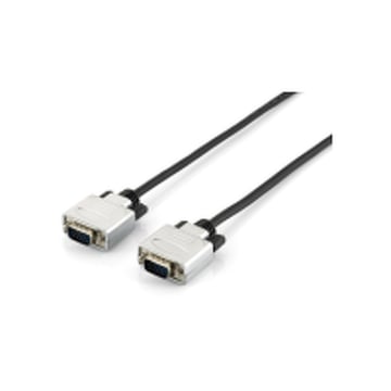 Equip Cable VGA Alargador 2 x HDB15 VGA Macho - Carcasas Metalicas - Tornillos Moleteados - Longitud 5 m. - Color Negro - Equip 118862