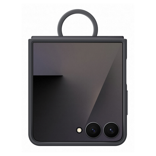 SAMSUNG Capa de Silicone com Anel B7 FLIP 7 Preto - Samsung EF-PF766TBEGWW