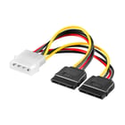 EWENT CABO ALIMENTAÇÃO Y DE 5.25 PARA 2xSATA 0.13MT - Ewent EC1500