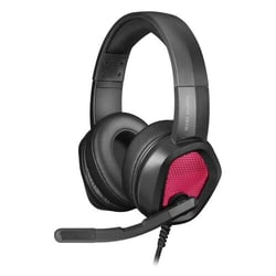Auricular para jogos Mars Gaming MH320 com microfone dobrável - Iluminação RGB - Banda para a cabeça ajustável - Almofadas para os ouvidos almofadadas - Controlo do cabo - Cabo torcido de 2 m - Mars Gaming MH320