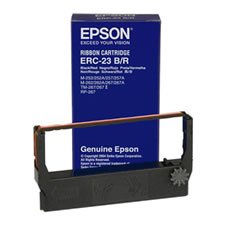 Epson ERC23BR Fita para TM-267/II, M-252/262/267, preto/vermelho - Epson C43S015362