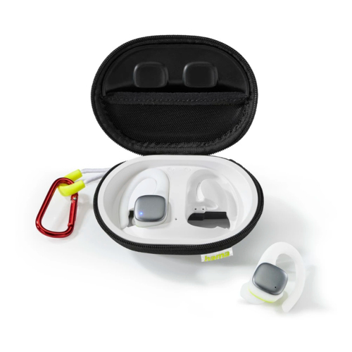 Auscultadores HAMA Bluetooth True wireless "Spirit Athletics", branco/amarelo - 184074 - Hama 00184115