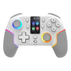 Mars Gaming MGP-V3 – Comando com ecrã LCD e tripla ligação, multiplataforma, branco - Mars Gaming MGPV3W