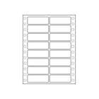 Etiquetas Continuas 2 Vias 102x36mm Cx8000 - Neutral 199Z102362V