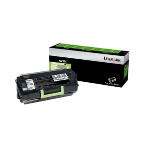 Cartucho de toner original preto Lexmark MX710/MX711/MX810/MX811/MX812 - 62D2H00/622H - Lexmark 62D2H00