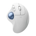 Mouse Trackball Sem Fio Logitech Ergo M575S - 2000 dpi - 5 Botões - Destro - Branco-sujo - Logitech 910-007030