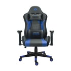 Cadeira Gaming Premium Cromad - Base 350mm - Pistão a gás Classe 2 - Altura ajustável - Rodas de nylon 60mm - Preto/Azul - Cromad 240302