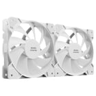 Ventoinha MARS GAMING MF-PROX2 DUAL FAN KIT, 2X120MM ULTRASILENT FDB BEARING, ANTIVIBRATION, WHITE - Mars Gaming MFPROX2W
