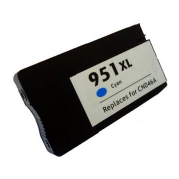 Cartucho de tinta genérico HP 951XL ciano - substitui CN046AE&#47;CN050AE - HP HI-951XLCY