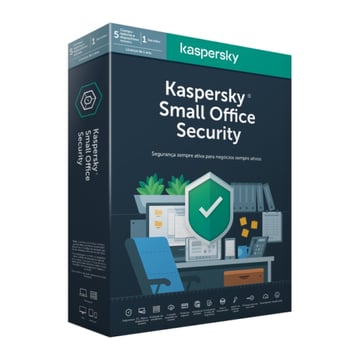 KASPERSKY SMALL OFFICE SECURITY FOR 5 USER 1 FILESERVER 5MOBILES 1Y RETAIL - Kaspersky KL4541X5EFS-20PT