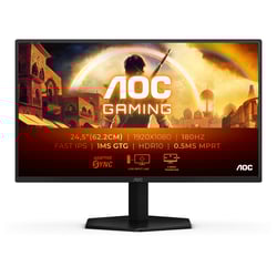 AOC MONITOR IPS 25" (24.5") 16:9 FHD 1MS 180HZ HDMI DP 25G42E - AOC 25G42E
